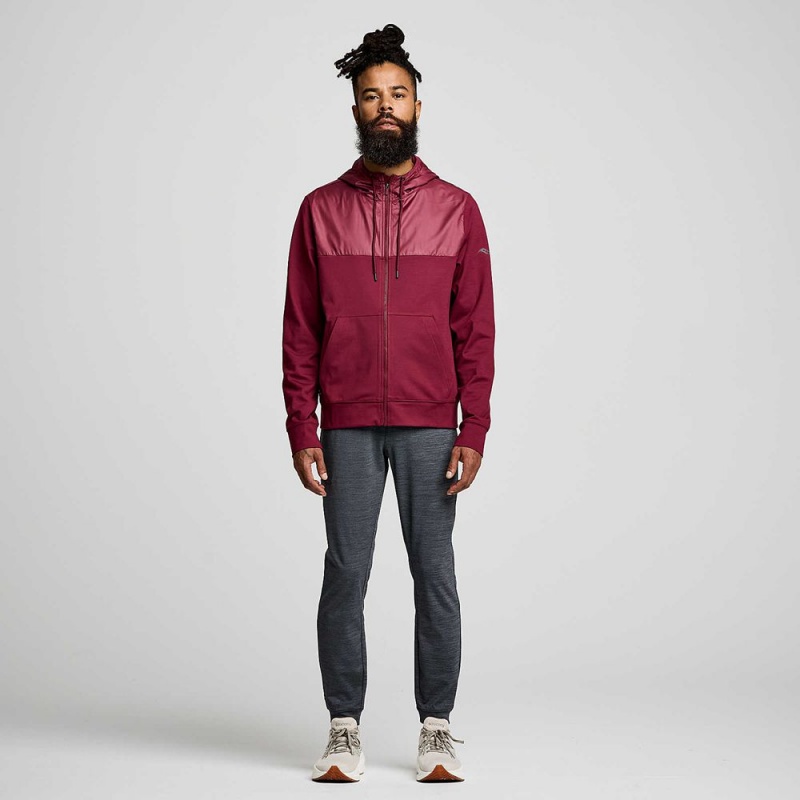 Saucony Solstice Zip Hoody Sundown Heather | 053689-HZX