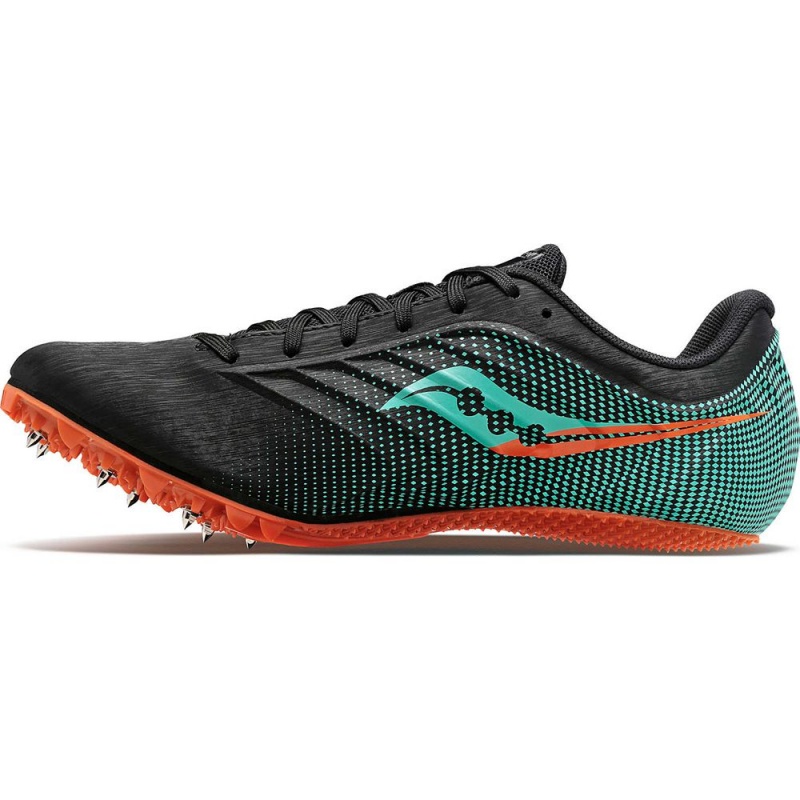 Saucony Spitfire 5 Black/Cool Mint | 796834-VXH