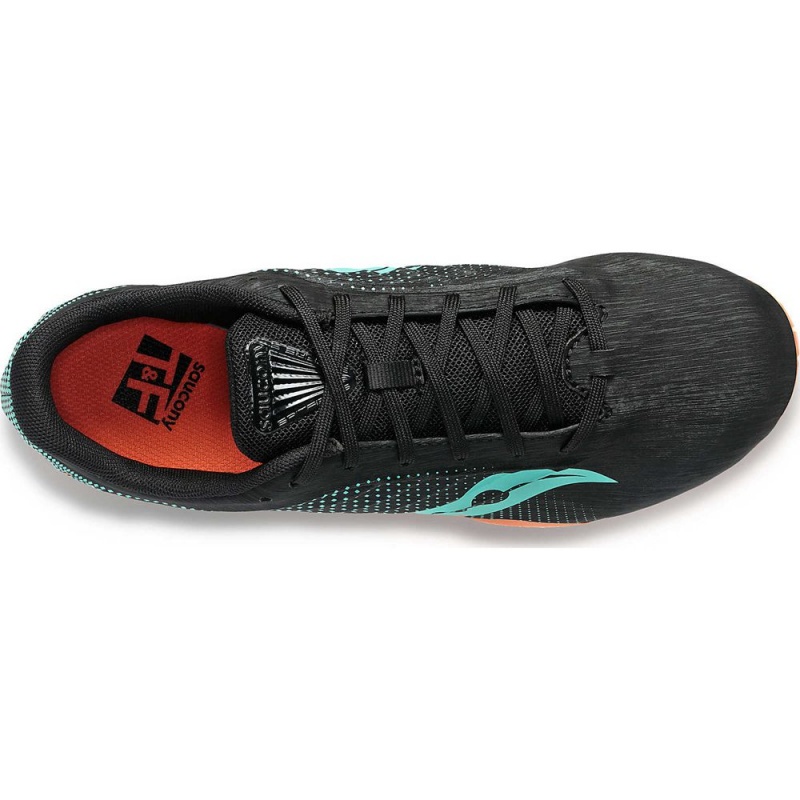 Saucony Spitfire 5 Black/Cool Mint | 796834-VXH