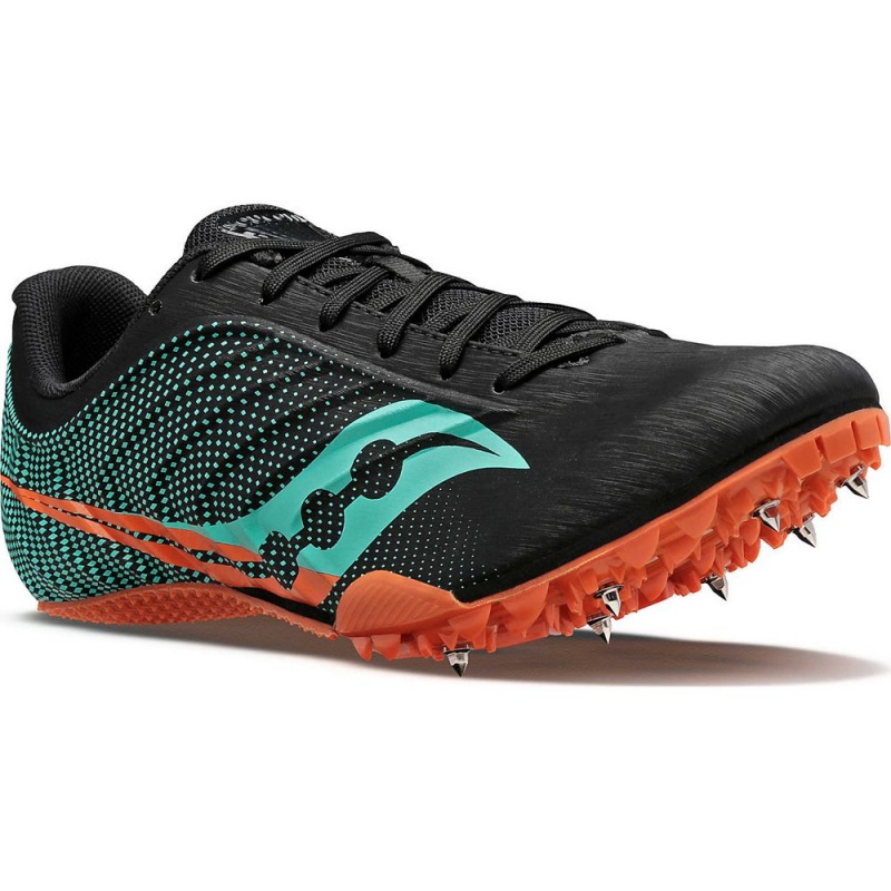 Saucony Spitfire 5 Black/Cool Mint | 796834-VXH