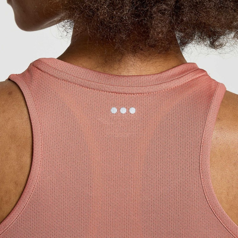 Saucony Stopwatch Graphic Singlet Soot Graphic | 350194-AMN