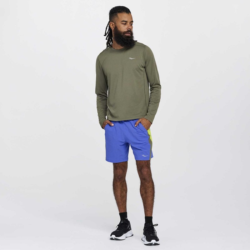 Saucony Stopwatch Long Sleeve Rockface | 913682-ALR