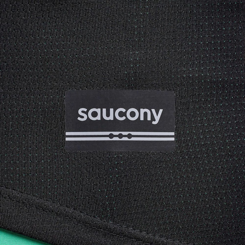 Saucony Stopwatch Singlet Black | 457081-HJQ