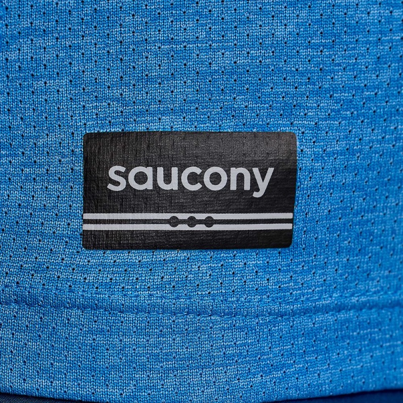 Saucony Stopwatch Singlet Bluelight Heather | 741635-ZTX