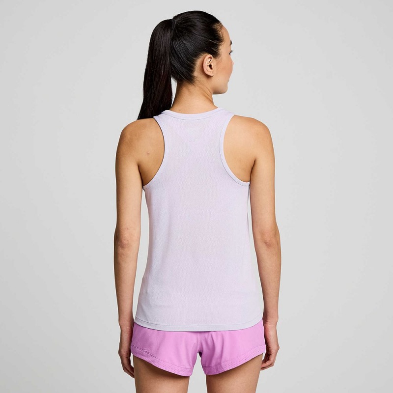 Saucony Stopwatch Singlet Mauve | 475036-IXW