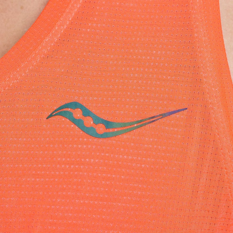 Saucony Stopwatch Singlet ViZiRed | 584712-LFB