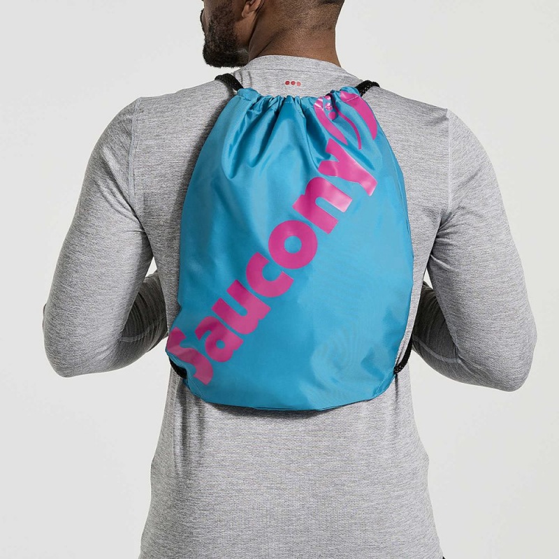 Saucony String Bag Turquoise | 637089-HRM