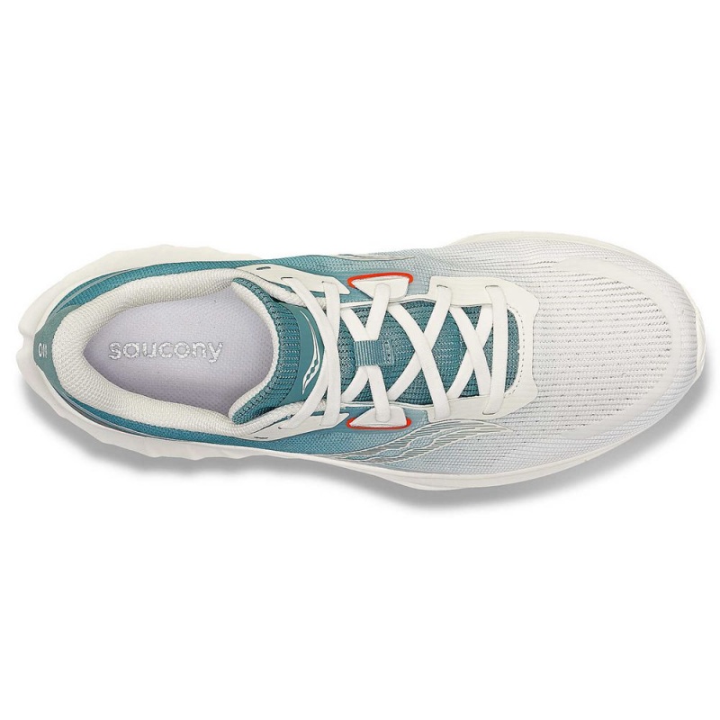 Saucony Tide 2 White/Teal | 716538-FWD