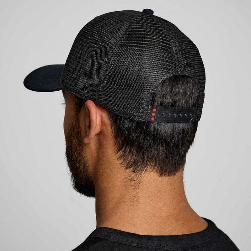 Saucony Trucker Hat Black Graphic | 290415-ZAU