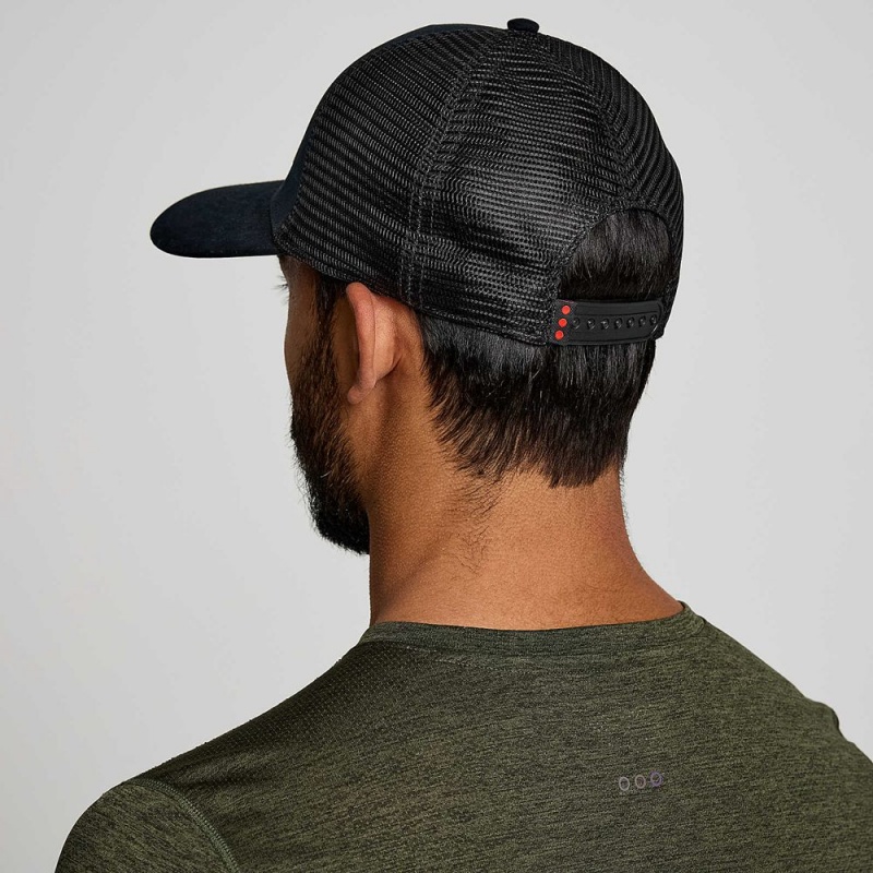 Saucony Trucker Hat Black Graphic | 679531-PTZ