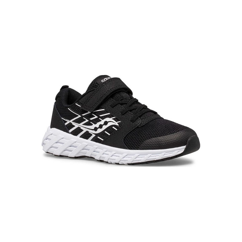 Saucony Wind 2.0 A/C Sneaker Black/White | 967405-VIO