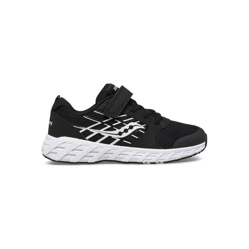 Saucony Wind 2.0 A/C Sneaker Black/White | 967405-VIO