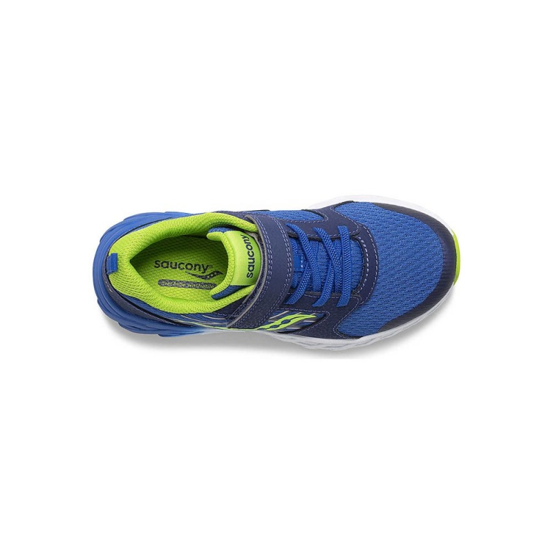 Saucony Wind 2.0 A/C Sneaker Blue/Green | 304278-QWR