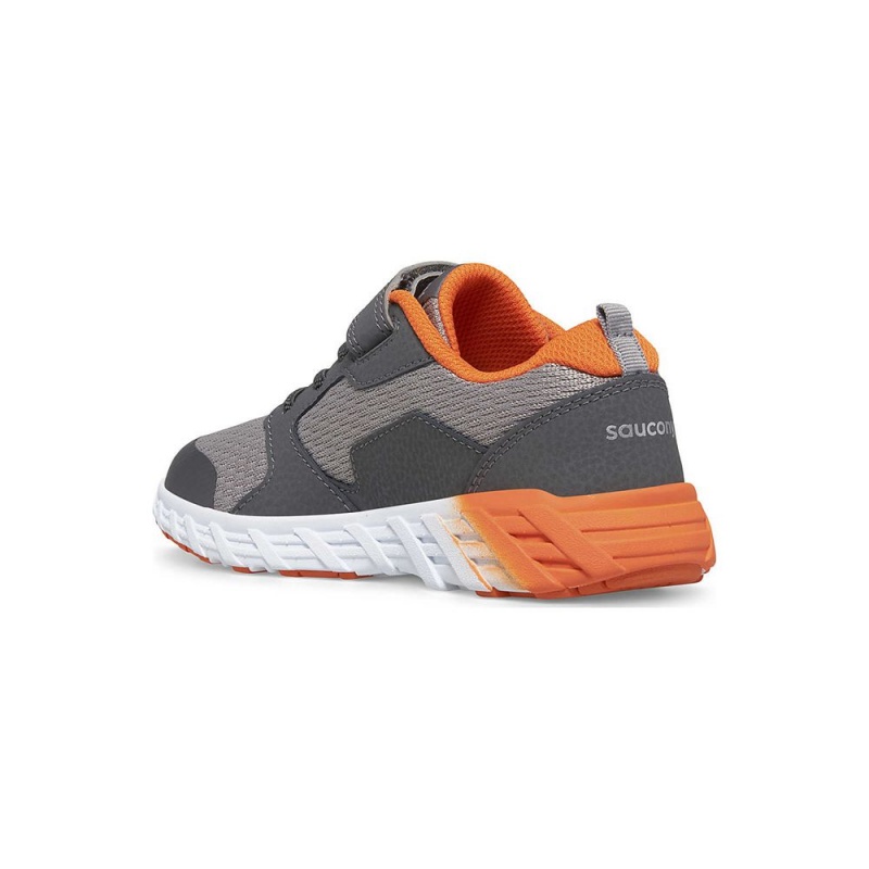 Saucony Wind 2.0 A/C Sneaker Grey/Orange | 129476-GDS