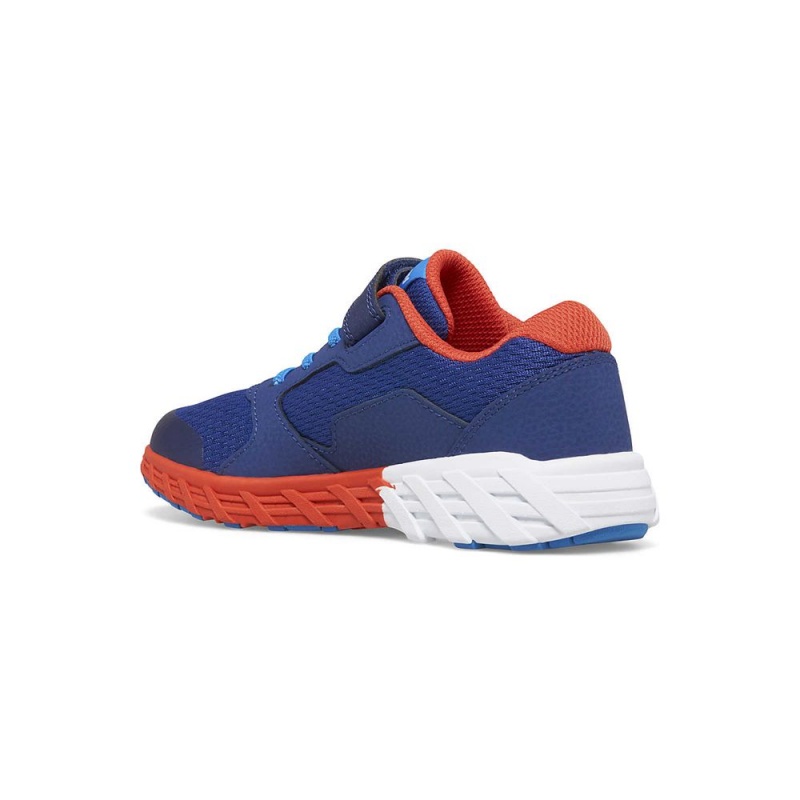 Saucony Wind 2.0 A/C Sneaker Navy/Red/White | 062853-CDT