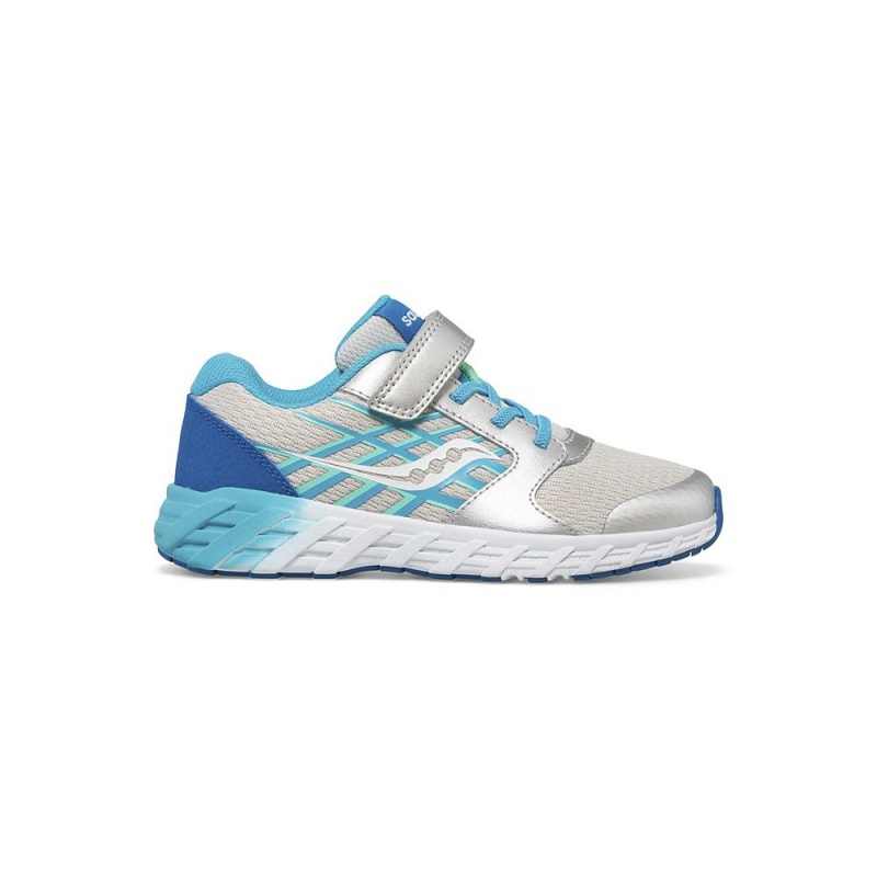 Saucony Wind 2.0 A/C Sneaker Turq/Silver | 075412-ISG