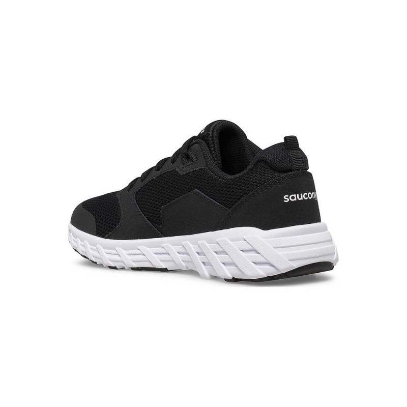 Saucony Wind 2.0 Lace Sneaker Black/White | 702639-ZYQ