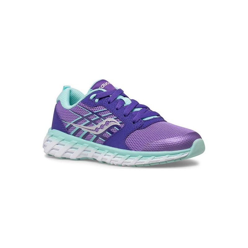 Saucony Wind 2.0 Lace Sneaker Purple | 290867-UMG