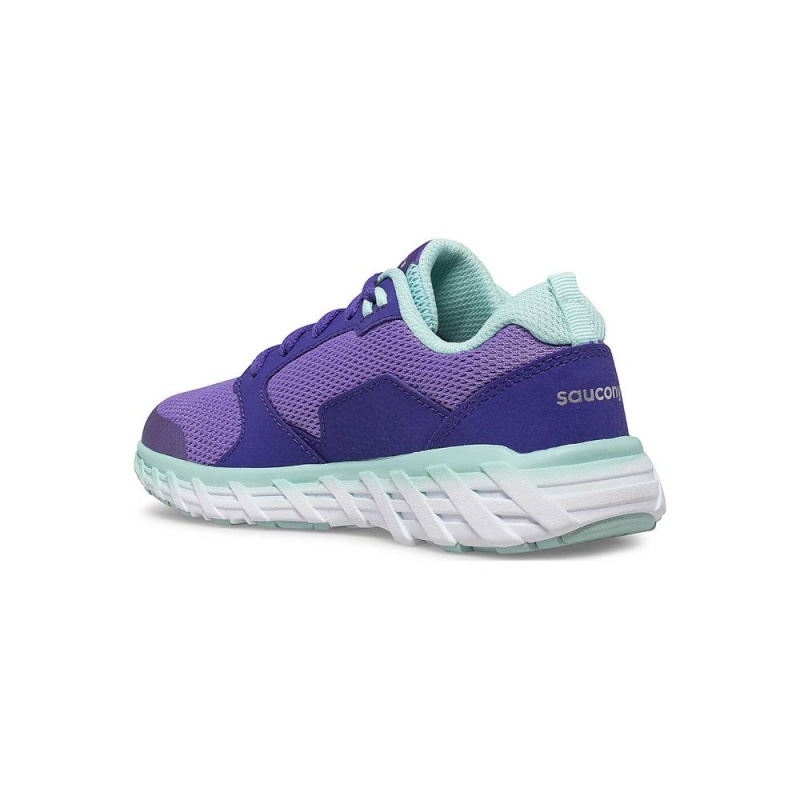 Saucony Wind 2.0 Lace Sneaker Purple | 290867-UMG