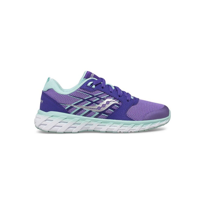 Saucony Wind 2.0 Lace Sneaker Purple | 290867-UMG