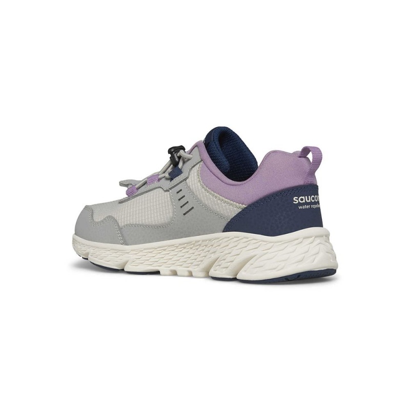 Saucony Wind Shield 3.0 Sneaker Grey/Orchid/Navy | 392470-WXE