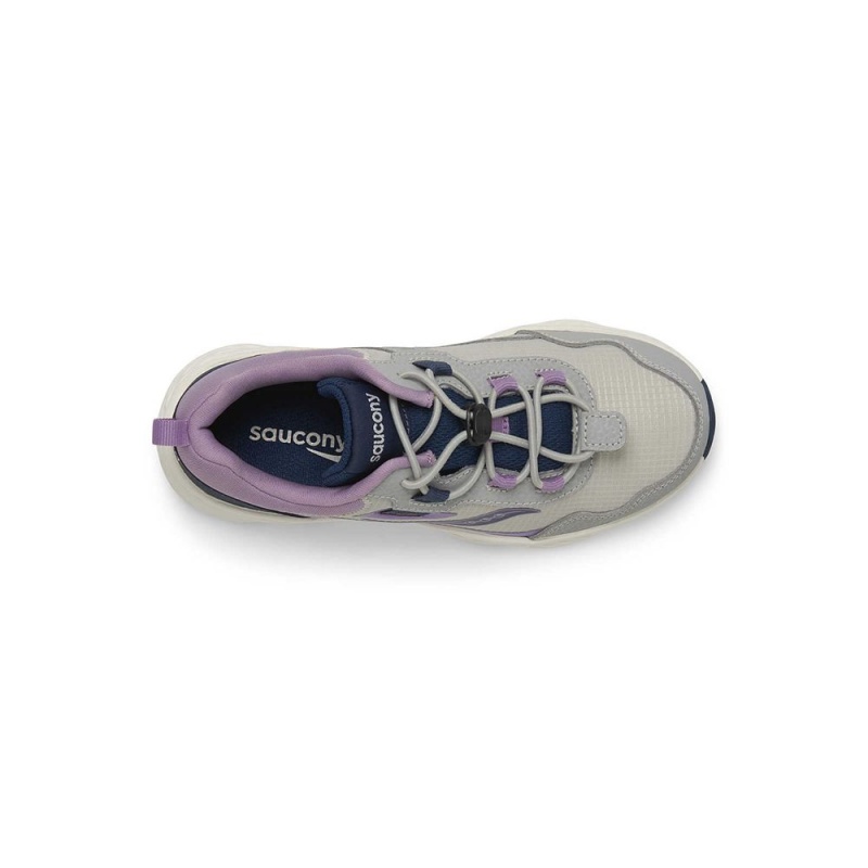 Saucony Wind Shield 3.0 Sneaker Grey/Orchid/Navy | 392470-WXE