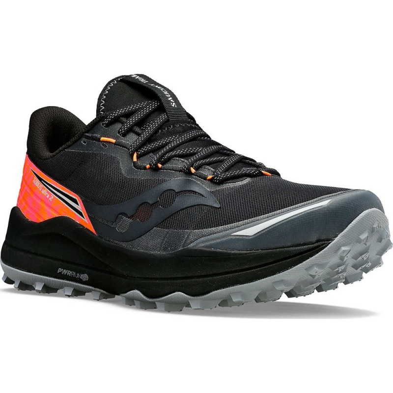 Saucony Xodus Ultra 2 Black/ViZiOrange | 956804-RTM